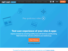 Tablet Screenshot of netizentesting.com